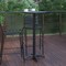 Flash Furniture 23.5 in L, 23.5 in W, 43.5 in H, Aluminum, Plastic, Stainless Steel Top, Black TLH-059B-BK-GG - alternate 3